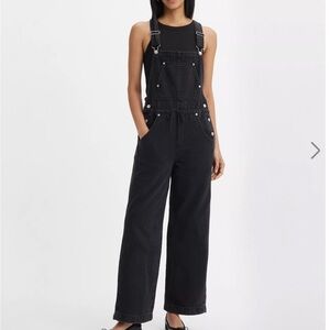 Levi Black Women's Denim Overalls